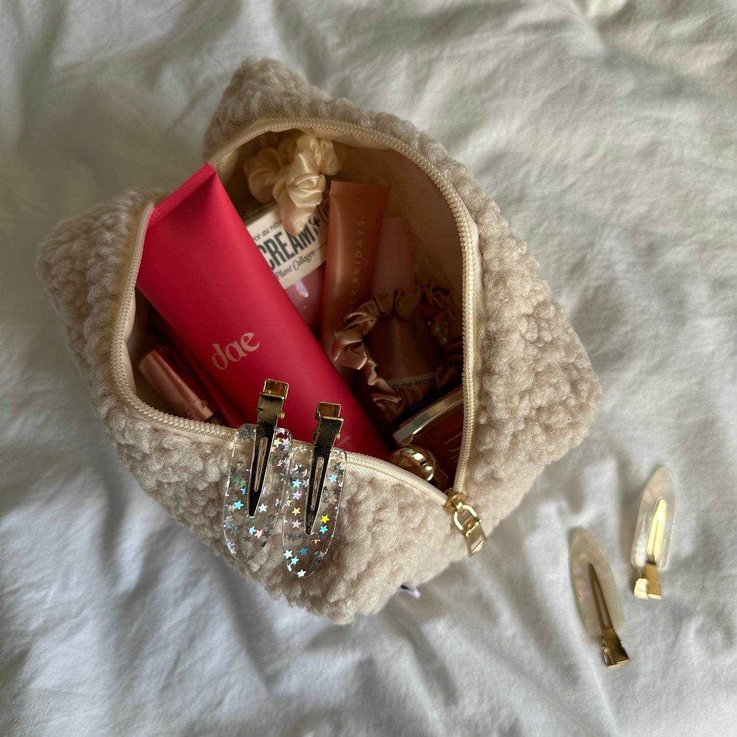 Milk Sherpa Makeup Bag