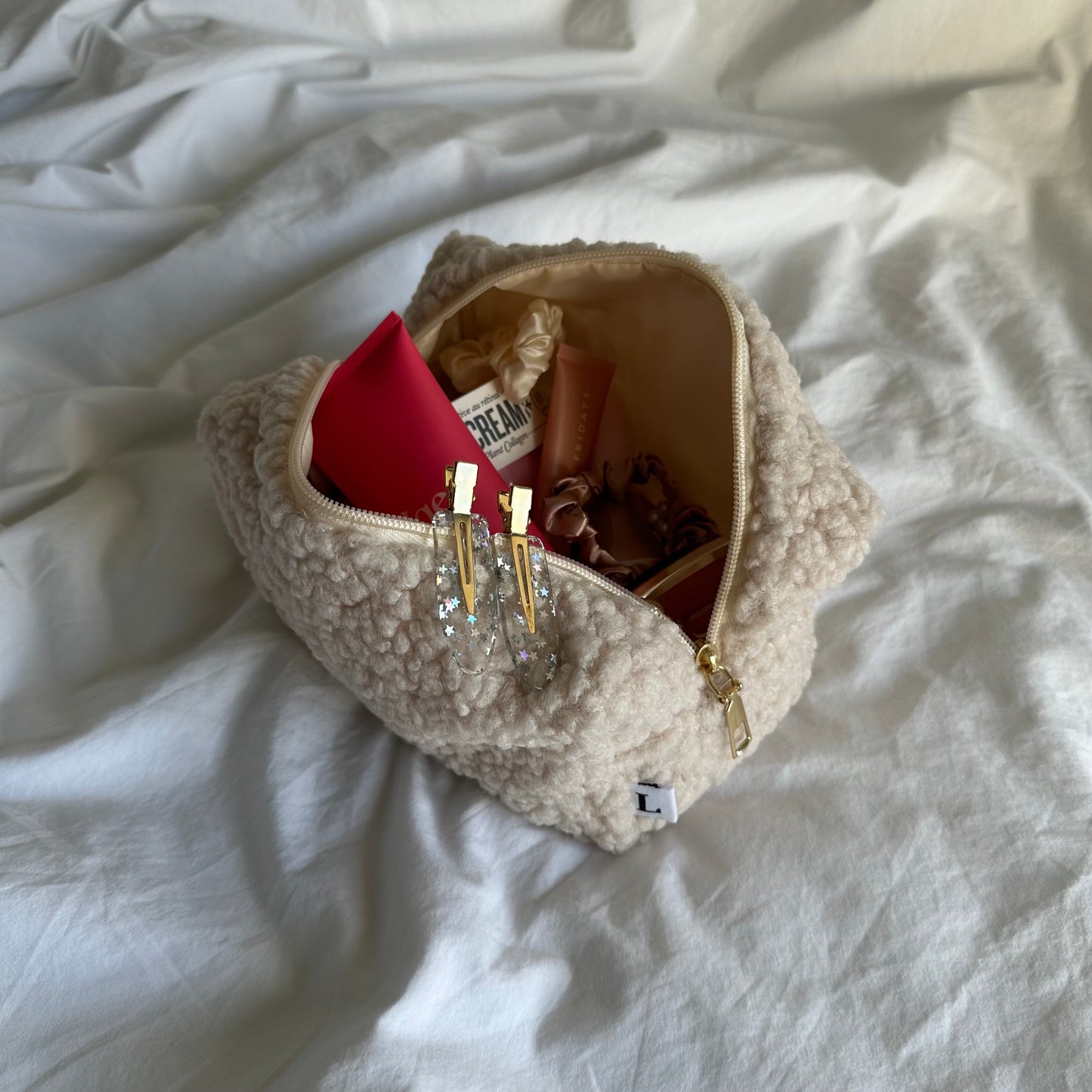 Milk Sherpa Makeup Bag