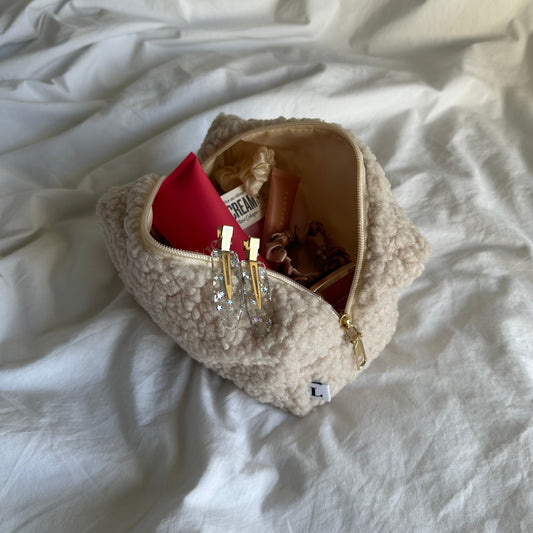 Milk Sherpa Makeup Bag
