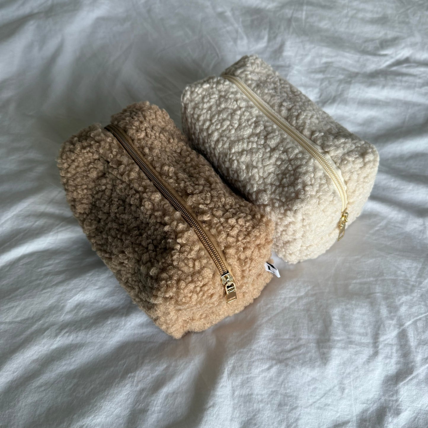 Teddy Sherpa Makeup Bag