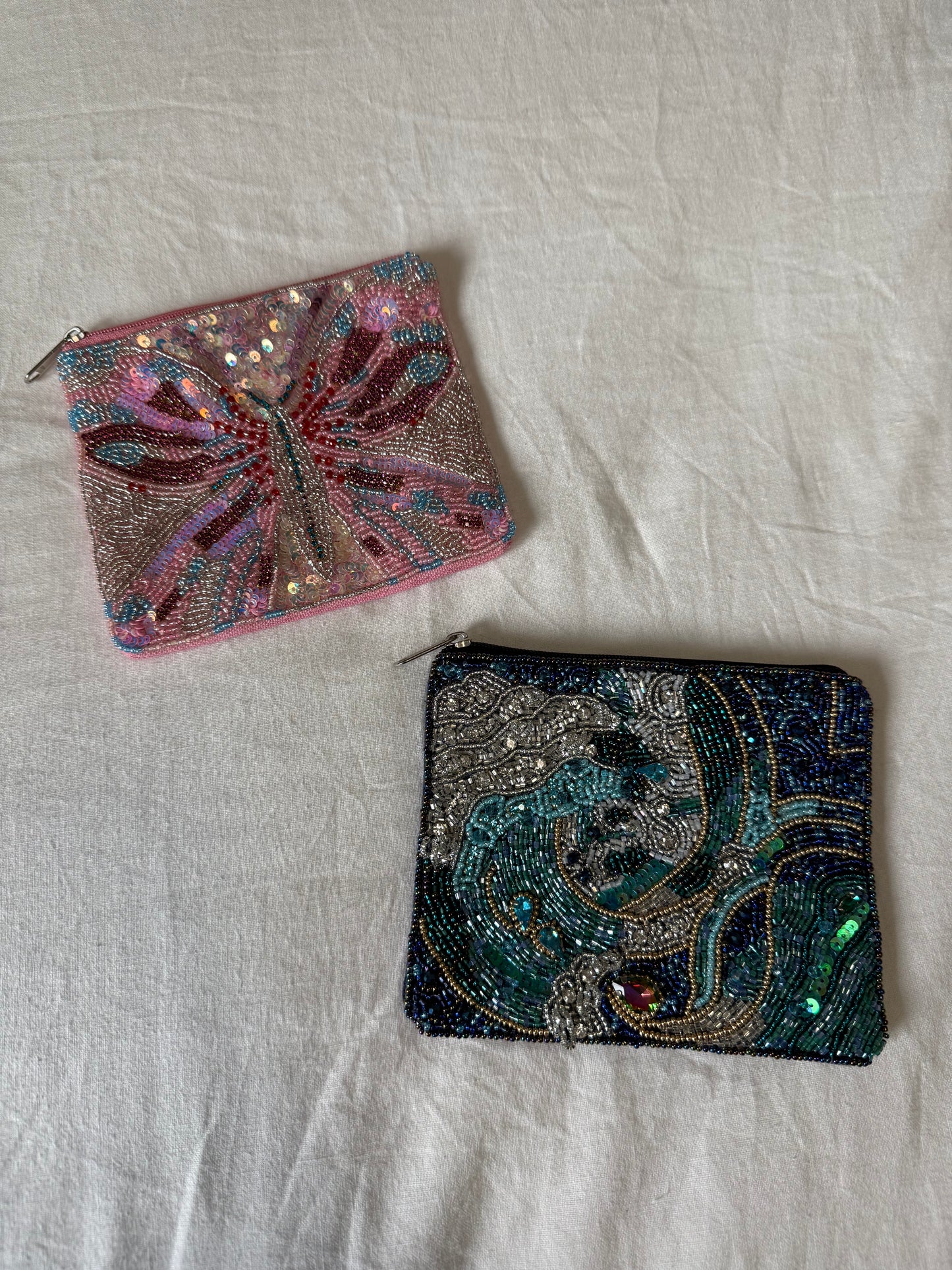 The Eden Beaded Pouch