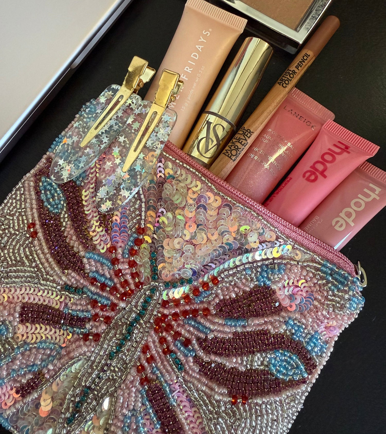 BEADED POUCHES