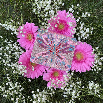 The Eden Beaded Pouch