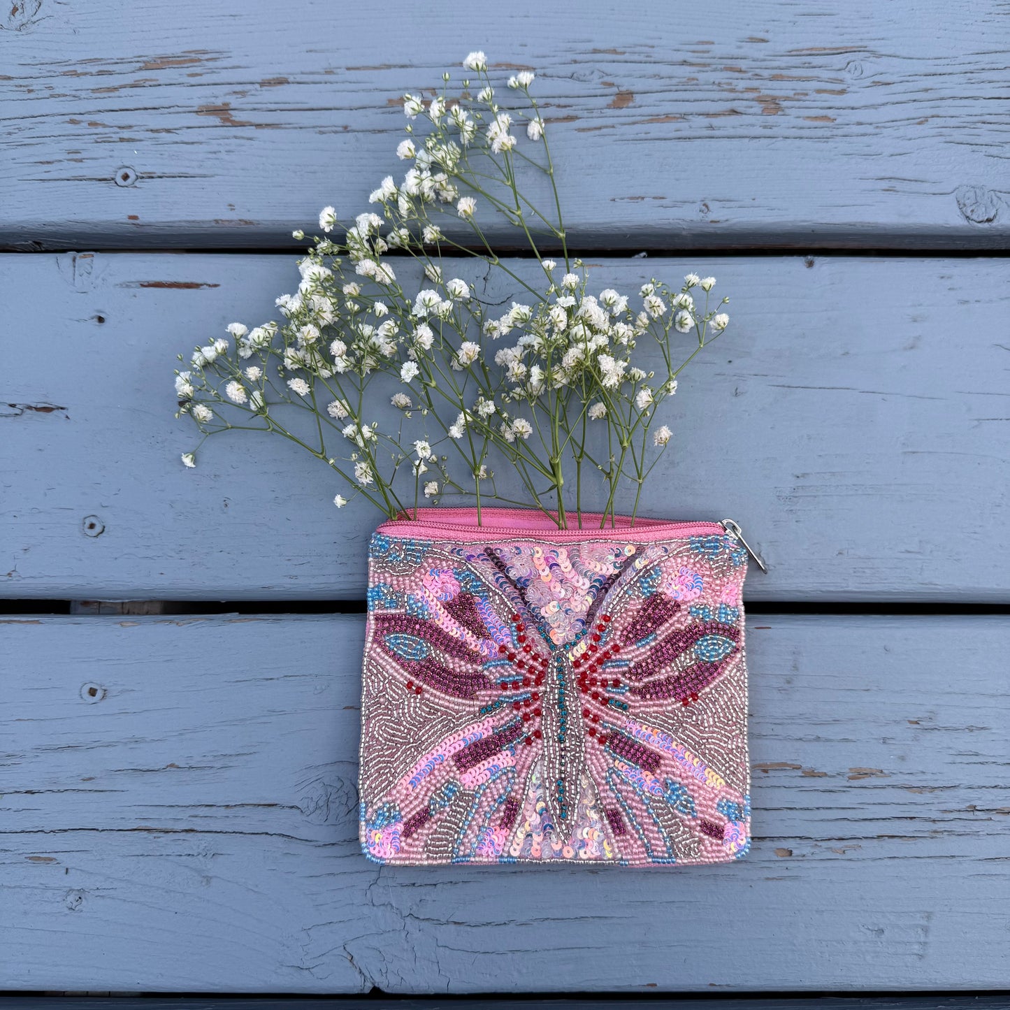 The Eden Beaded Pouch