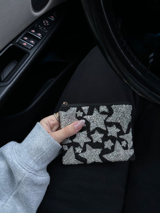 The Stardust Beaded Pouch